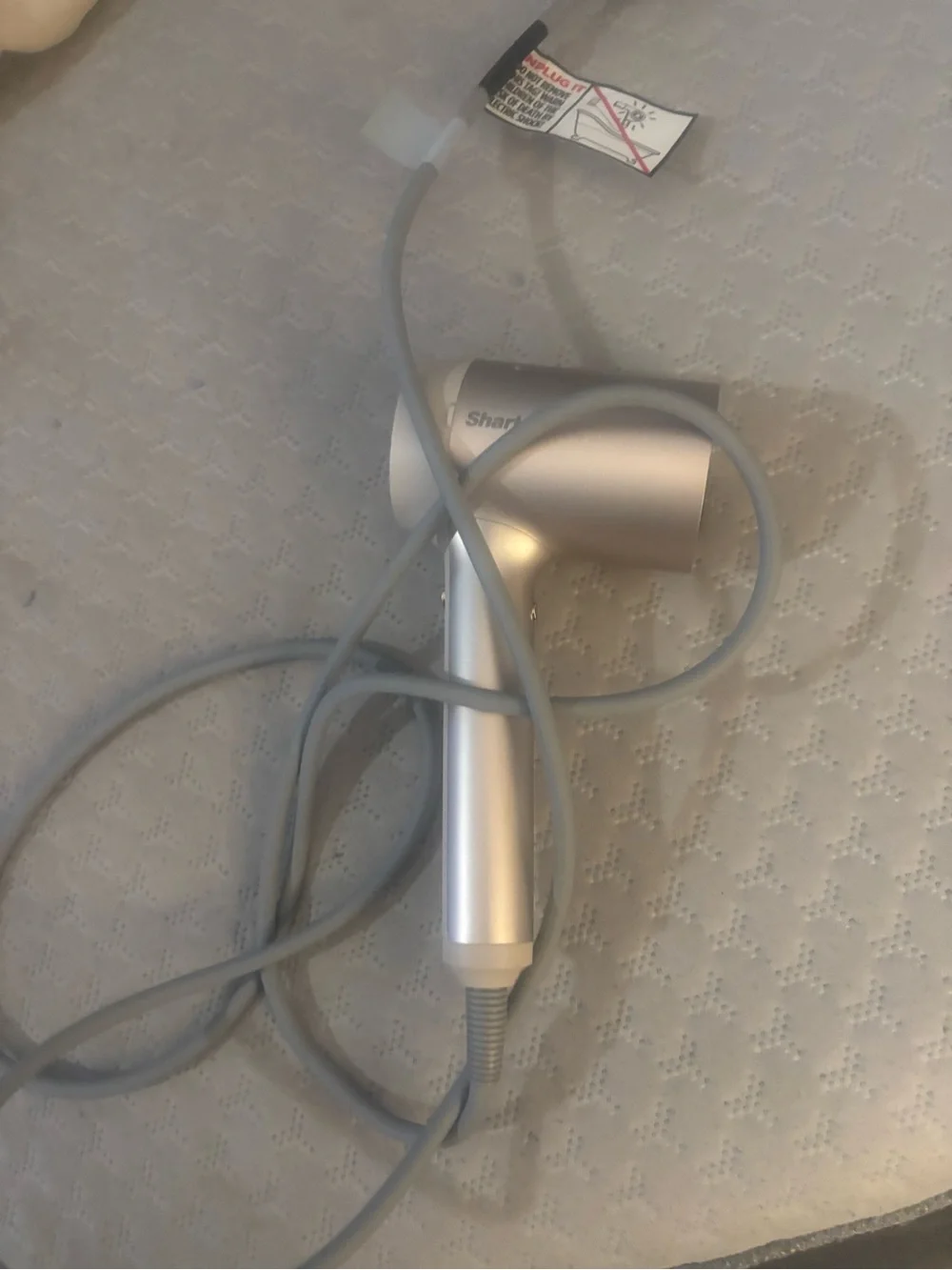 Shark Silver Travel Hair Dryer - Compact & Lightweight